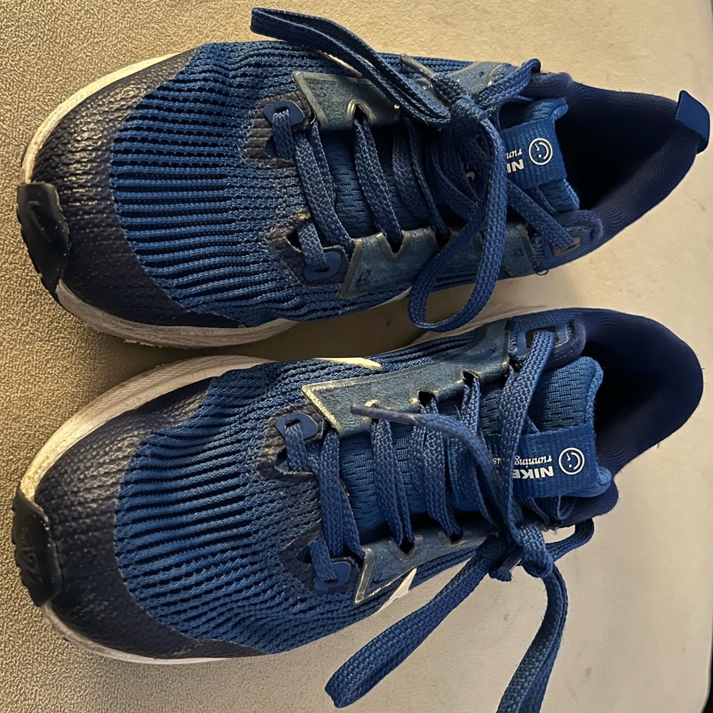 Kids Blue Nike Pegasus Sneakers little kids size 2.5